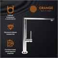 Orange Steel M99-000ni однозахватный смеситель для кухни с поворотным изливом. Цвет: сталь M99-000ni