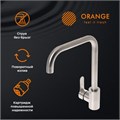 Orange Steel M99-006ni однозахватный смеситель для кухни с высоким поворотным изливом. Цвет: сталь M99-006ni - фото 6974 Orange Steel M99-006ni однозахватный смеситель для кухни с высоким поворотным изливом. Цвет: сталь M99-006ni - фото 6974