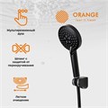 Orange Mia M34-311b, set 5 in 1, цвет черный:
1) Смеситель для умывальника;
2) Смеситель для ванны/душа;
3) Душевой набор: 3-режимный ручной душ 110 мм с силиконовыми наконечниками, шланг 1500 мм, держатель M34-311b - фото 7146 Orange Mia M34-311b, set 5 in 1, цвет черный:
1) Смеситель для умывальника;
2) Смеситель для ванны/душа;
3) Душевой набор: 3-режимный ручной душ 110 мм с силиконовыми наконечниками, шланг 1500 мм, держатель M34-311b - фото 7146