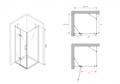 Душевой уголок ABBER Zart AG08100-S101 AG08100-S101 - фото 71744 Душевой уголок ABBER Zart AG08100-S101 AG08100-S101 - фото 71744