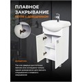 Orange Рио 50 Ri-50TU+RA напольная тумба с раковиной, белый глянец Ri-50TU+RA