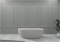 Ванна из искусственного камня ABBER Stein AS9604 белая матовая AS9604