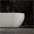 Ванна из искусственного камня ABBER Stein AS9613-1.6 белая матовая AS9613-1.6