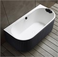 Ванна из искусственного камня ABBER Leipzig AM9916BW черно-белая матовая AM9916BW - фото 72575