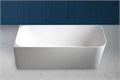 Ванна из искусственного камня ABBER Stein AS9621-1.7 L белая матовая AS9621-1.7 L
