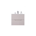 Orange Line Li-80Tul+RA тумба подвесная с раковиной, латте (бежевый матовый) Li-80TuL+RA