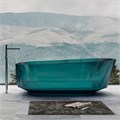 Прозрачная ванна ABBER Kristall AT9706Aquamarin бирюзовая AT9706Aquamarin - фото 72804