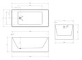 Акриловая ванна ABBER AB9274-1.5 AB9274-1.5