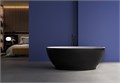 Акриловая ванна ABBER AB9207MB черная матовая AB9207MB