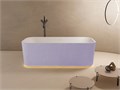 Ванна из искусственного камня ABBER Stein AS9663Violett фиолетовая AS9663Violett