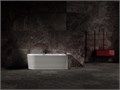 Ванна из искусственного камня ABBER Stein AS9651 R белая матовая AS9651 R