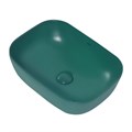 Раковина накладная ABBER Rechteck AC2200MBG темно-зеленая матовая AC2200MBG