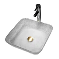 Раковина накладная стеклянная ABBER Glas AK2311 прозрачная AK2311