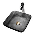 Раковина накладная стеклянная ABBER Glas AK2311B черная AK2311B - фото 73619