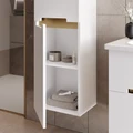 Тумба с раковиной ORKA Lodi 65 подвесная, белый, золото 5005880