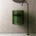 Раковина подвесная прозрачная ABBER Kristall AT2704Emerald зеленая AT2704Emerald - фото 74243