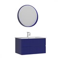 Тумба с раковиной ORKA Moonlight 90 подвесная, синий матовый 5001498