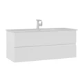 Тумба с раковиной ORKA Moonlight 120 подвесная, белый матовый 5001503