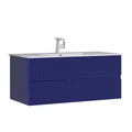 Тумба с раковиной ORKA Moonlight 120 подвесная, синий матовый 5001504
