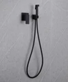 Смеситель ABBER Daheim AF8225B с гигиеническим душем, черный матовый AF8225B