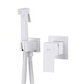 Смеситель ABBER Daheim AF8225W с гигиеническим душем, белый матовый AF8225W - фото 74685