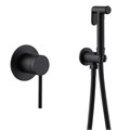 Смеситель ABBER Emotion AF8825B с гигиеническим душем, черный матовый AF8825B - фото 74706