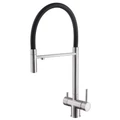 Смеситель ABBER Wasser Kreis AF81141 для кухни с подключением фильтра и выдвижной лейкой, хром AF81141