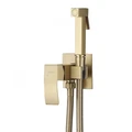 Смеситель ABBER Wasserfall AF8625G с гигиеническим душем, золото матовое AF8625G