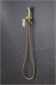 Смеситель ABBER Wasserfall AF8625G с гигиеническим душем, золото матовое AF8625G