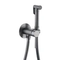 Смеситель ABBER Wasser Kreis AF8125NG с гигиеническим душем, оружейная сталь AF8125NG