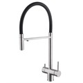 Смеситель ABBER Wasser Kreis AF81141SP для кухни с подключением фильтра и выдвижной лейкой, сатин AF81141SP - фото 75195