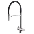 Смеситель ABBER Wasser Kreis AF81141SP для кухни с подключением фильтра и выдвижной лейкой, сатин AF81141SP