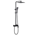 Душевая стойка ABBER Daheim AF8220B без излива, черная матовая AF8220B - фото 75203