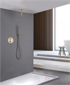 Душевая система ABBER Emotion AF8821G скрытого монтажа без излива, золото матовое AF8821G