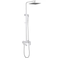Душевая стойка ABBER Daheim AF8216WL с изливом, белая матовая AF8216WL