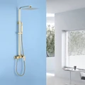 Душевая стойка ABBER Daheim AF8220G без излива, золото матовое AF8220G