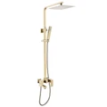 Душевая стойка ABBER Daheim AF8216G с изливом, золото матовое AF8216G