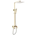 Душевая стойка ABBER Daheim AF8216GL с изливом, золото матовое AF8216GL