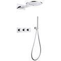 Душевая система ABBER Wasser Kreis AF8151 скрытого монтажа без излива, термостат, хром AF8151 - фото 75732