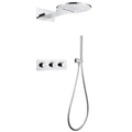 Душевая система ABBER Wasser Kreis AF8151 скрытого монтажа без излива, термостат, хром AF8151