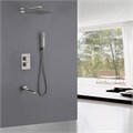 Душевая система ABBER Daheim AF8250SP скрытого монтажа с изливом, термостат, сатин AF8250SP Душевая система ABBER Daheim AF8250SP скрытого монтажа с изливом, термостат, сатин AF8250SP
