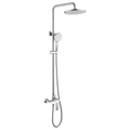 Душевая стойка ABBER Weiss Insel AF8020W без излива, белый-хром, Душевая стойка ABBER Weiss Insel AF8020W - надежное качество из ГерманииОбзор товараЕсли вы ищете надежную душевую стойку, которая прослужит вам многие годы, тогда душевая стойка ABBER Weiss AF8020W