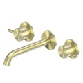 Смеситель ABBER Wasser Kreis 316 AF81123BG-L для раковины скрытого монтажа, брашированное светлое золото AF81123BG-L - фото 76019
