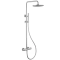 Душевая стойка ABBER Wasser Kreis AF8160L с термостатом без излива, хром AF8160L