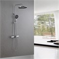 Душевая стойка ABBER Thermostat AF8516L с термостатом и изливом, хром AF8516L