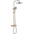 Душевая стойка ABBER Thermostat AF8516G с термостатом и изливом, золото матовое AF8516G - фото 76187