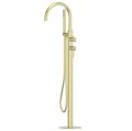 Смеситель ABBER Wasser Kreis 316 AF8115BG напольный для ванны, брашированное светлое золото AF8115BG - фото 76224