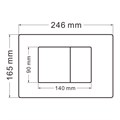 Кнопка смыва ABBER AC0120MMG золото матовое AC0120MMG - фото 76272 Кнопка смыва ABBER AC0120MMG золото матовое AC0120MMG - фото 76272