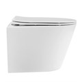 Унитаз ABBER Bequem AC1102T подвесной белый, безободковый, смыв торнадо AC1102T
