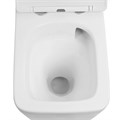 Унитаз ABBER Rechteck AC1201T подвесной белый, безободковый, смыв торнадо AC1201T